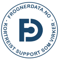 Frognerdata.no - kortreist support som virker